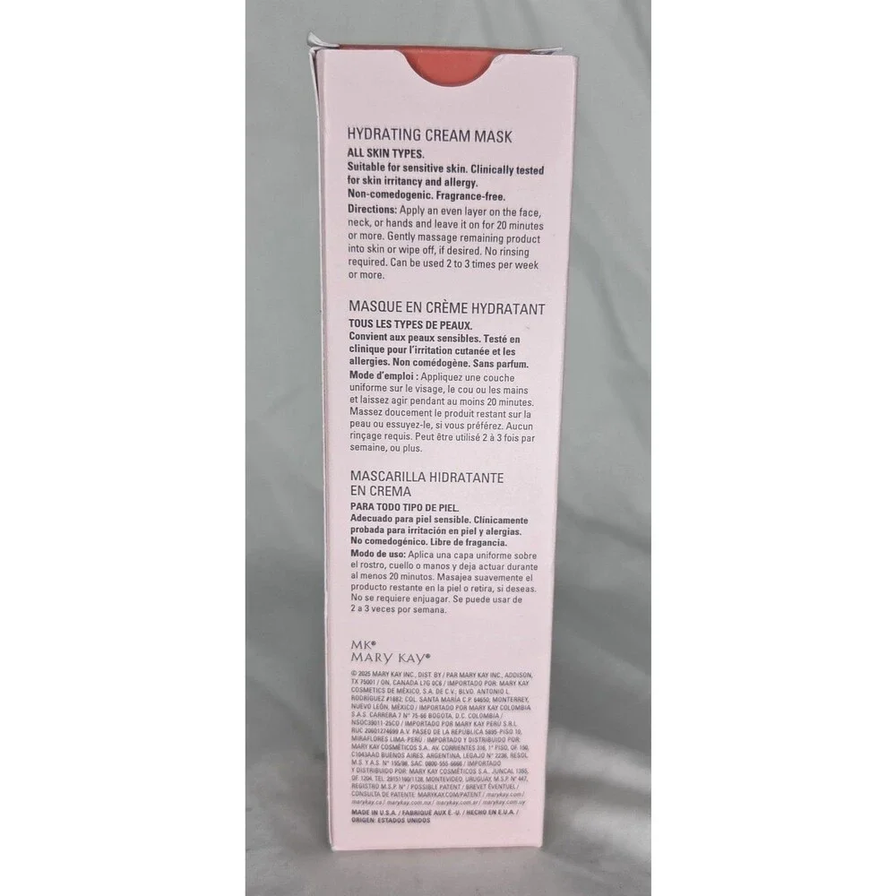 Mary Kay Hydrating Cream Mask 3.0 Fl Oz 235578 No Rinse All Skin Types New NIB
